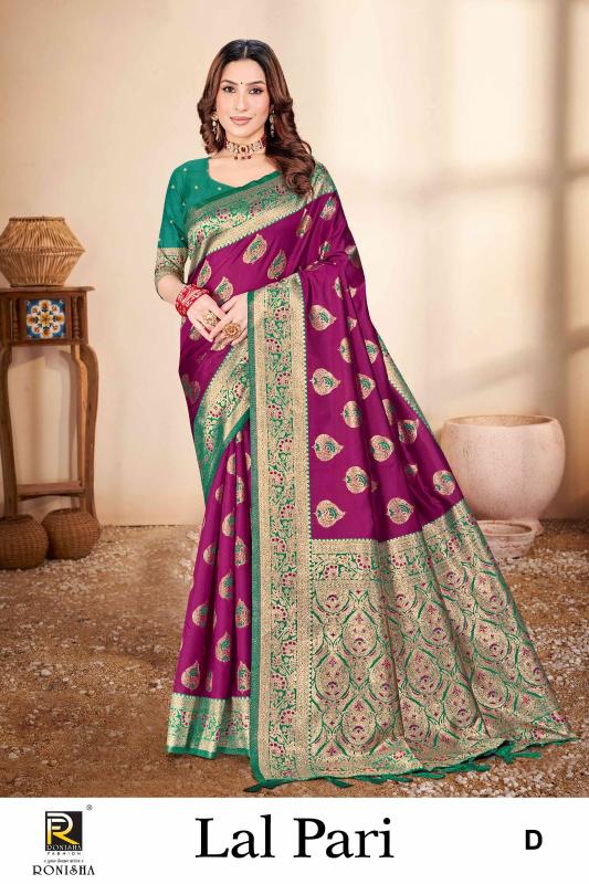 Ronisha Lalpari Banarasi Silk Saree Collection