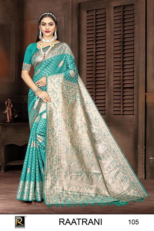 Ronisha Raatrani Exclusive Banarasi Silk Saree Collection