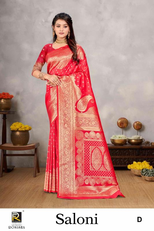 Ronisha Saloni Banarasi Silk Saree Collection