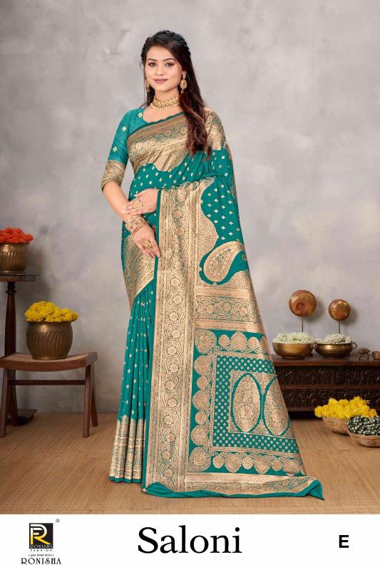 Ronisha Saloni Banarasi Silk Saree Collection