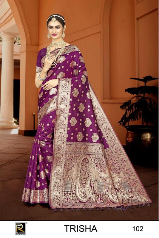 Ronisha Trisha Banarasi Silk Designer Saree Collection