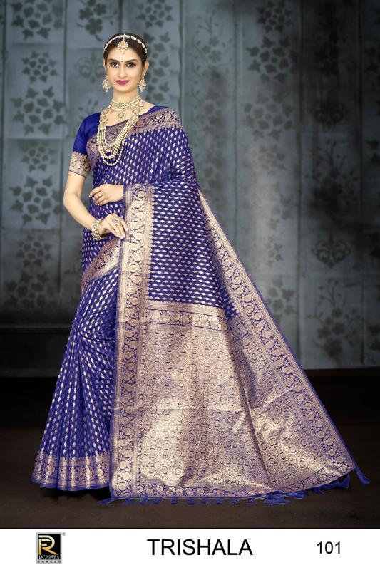 Ronisha Trishala Banarasi Silk Designer Saree Collection