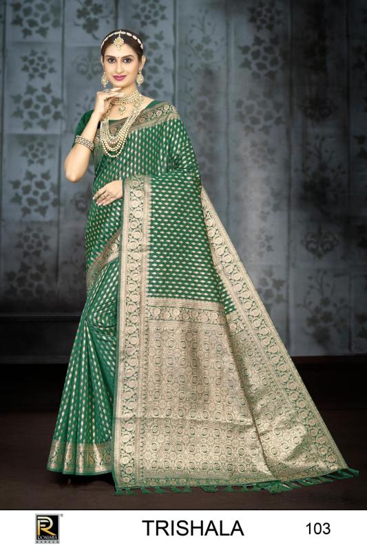 Ronisha Trishala Banarasi Silk Designer Saree Collection