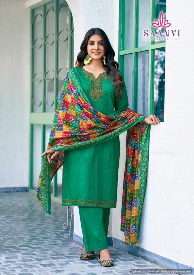 Saanvi Romani Cambric Cotton Printed Dress Material