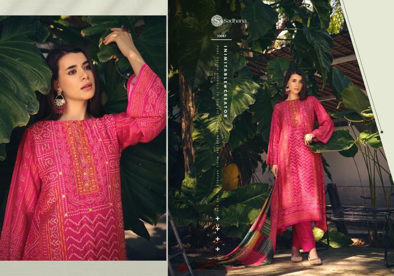 Sadhana Inaaayat Digital Printed Dress Material Collection