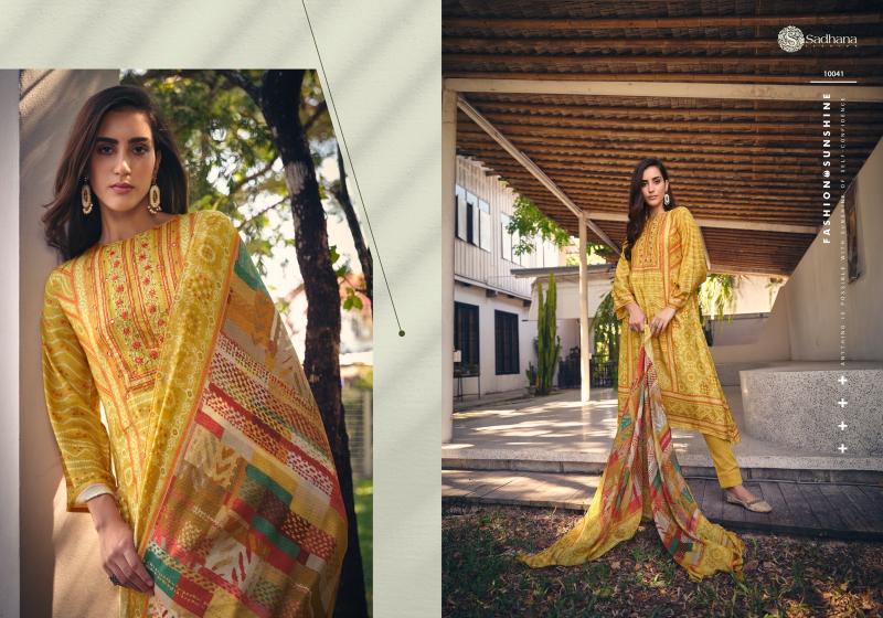 Sadhana Inaaayat Digital Printed Dress Material Collection