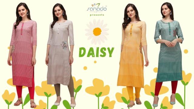 Sanado Daisy Viscos Long Kurti Collection