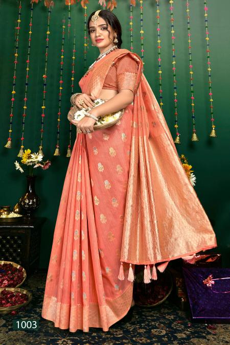 Saroj Hulchal Linen Vol 1 Linen Designer Saree Collection