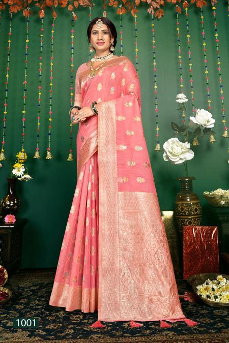 Saroj Hulchal Linen Vol 1 Linen Designer Saree Collection