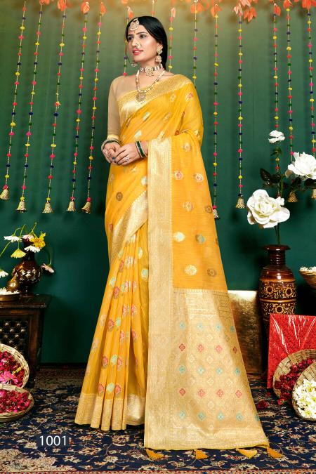 Saroj Hulchal Linen Vol 2 Linen Designer Saree Collection