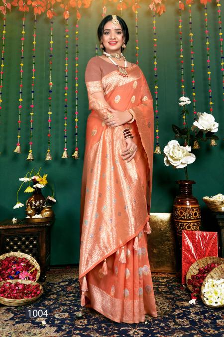 Saroj Hulchal Linen Vol 2 Linen Designer Saree Collection