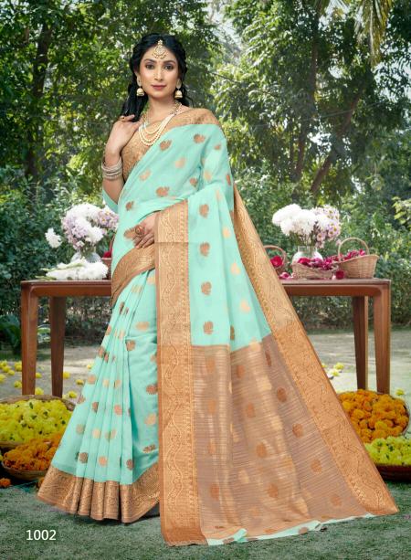 Saroj Water Fall Cotton Vol 3 Soft Linen Saree collection