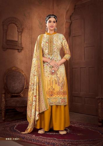 Sat Gulmarg Pashmina Vol 16 Swaroski Work Dress Material