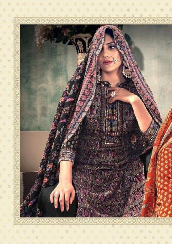 Sat Pashmina Vol 15 Designer Dress Material With Shawl Collection