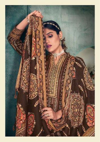 Sat Pashmina Vol 15 Designer Dress Material With Shawl Collection