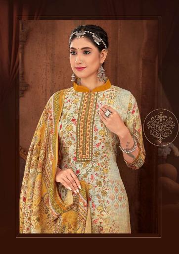 Sat Pashmina Vol 16 Designer Dress Material With Shawl Collection