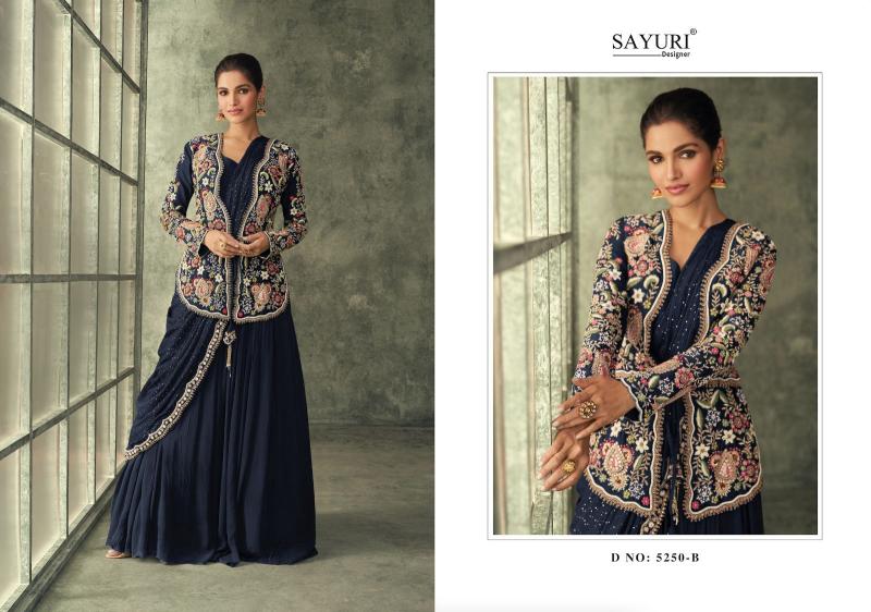 Sayuri Evergreen Special 5250 Colours Designer Gown Collection