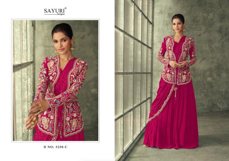 Sayuri Evergreen Special 5250 Colours Designer Gown Collection