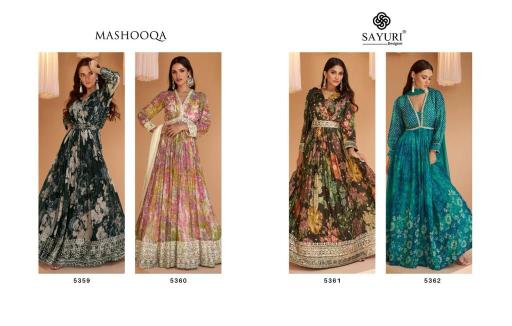 Sayuri Mashooqa Real Goergette Gown Collection