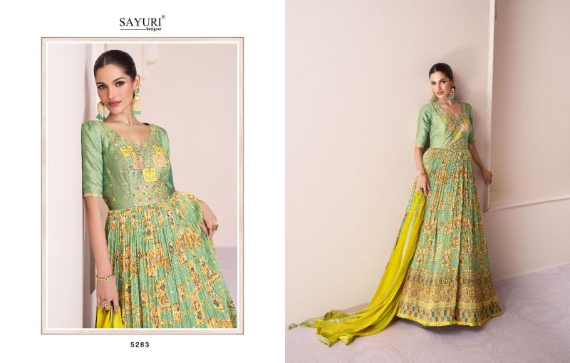 Sayuri Vartika Real Georgette Designer Gown Wholesaler