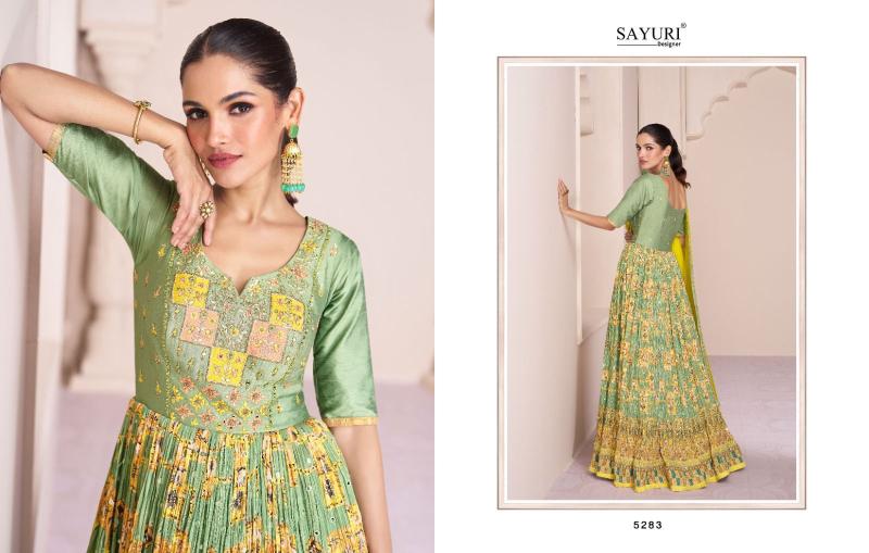 Sayuri Vartika Real Georgette Designer Gown Wholesaler