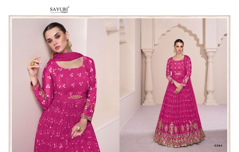 Sayuri Vartika Real Georgette Designer Gown Wholesaler