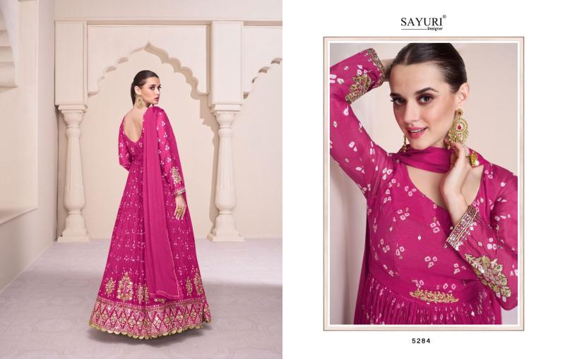 Sayuri Vartika Real Georgette Designer Gown Wholesaler