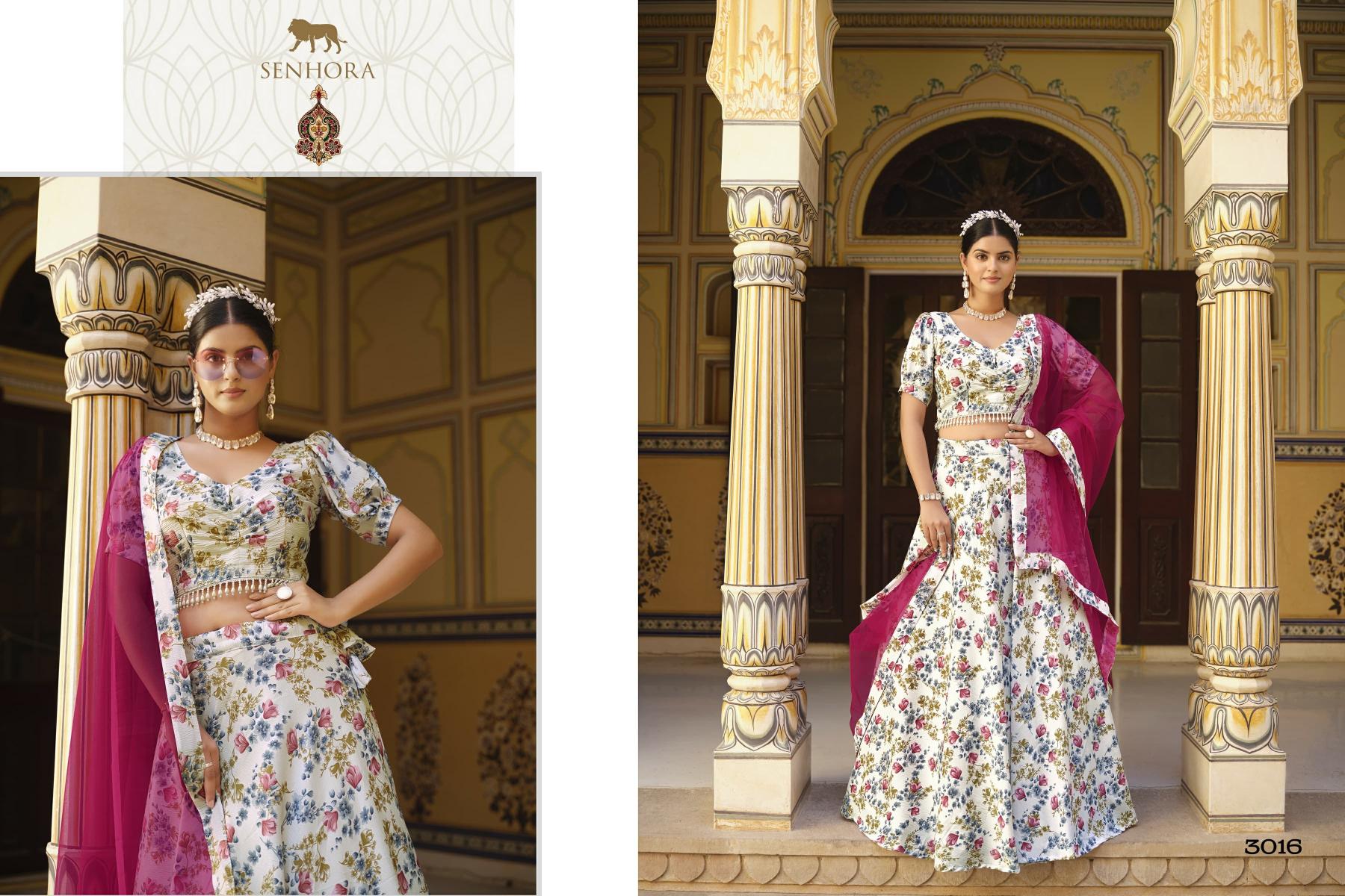 Senhora Titlee 2 Floral Printed Designer Lehenga Collection