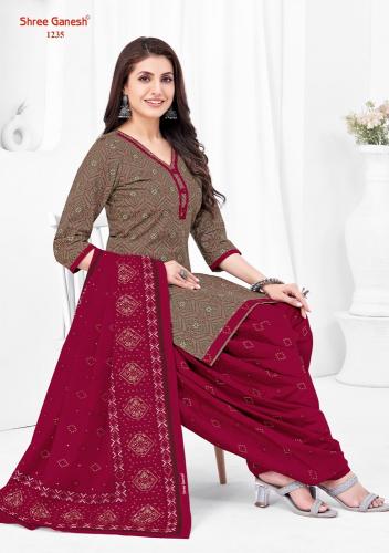 Shree Ganesh Bandhni Vol 2 Patiyala Special Dress Material Collection