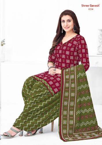 Shree Ganesh Bandhni Vol 2 Patiyala Special Dress Material Collection