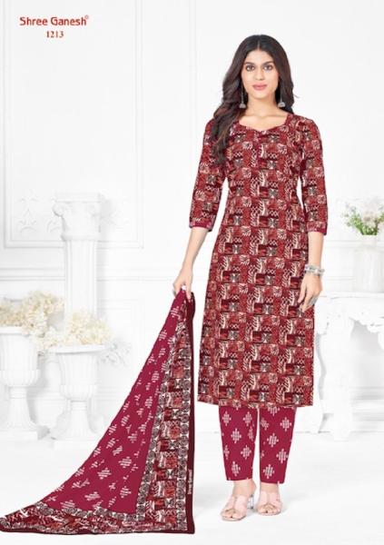 Shree Ganesh Batic Vol 2 Printed Cotton Dress Material Collection