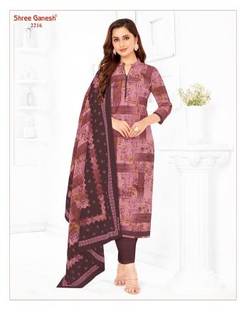 Shree Ganesh Samaiyra Vol 12 Cotton Printed Dress Material