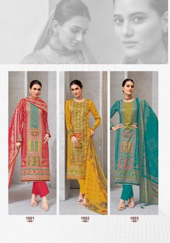 Suryajyoti Kamakshi Vol 1 Jaam Satin Printed Dress Material