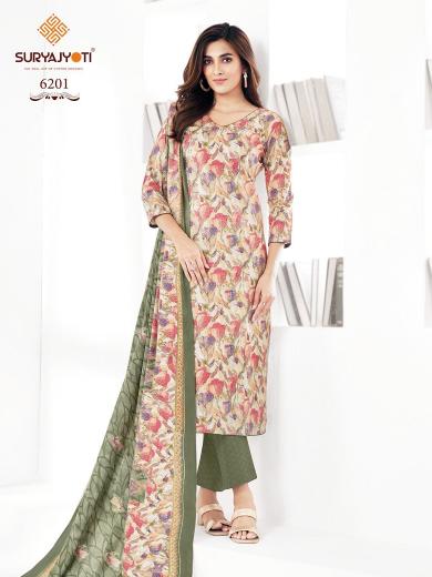 Suryajyoti Trendy Cotton Vol 62 Cotton Designer Dress Material