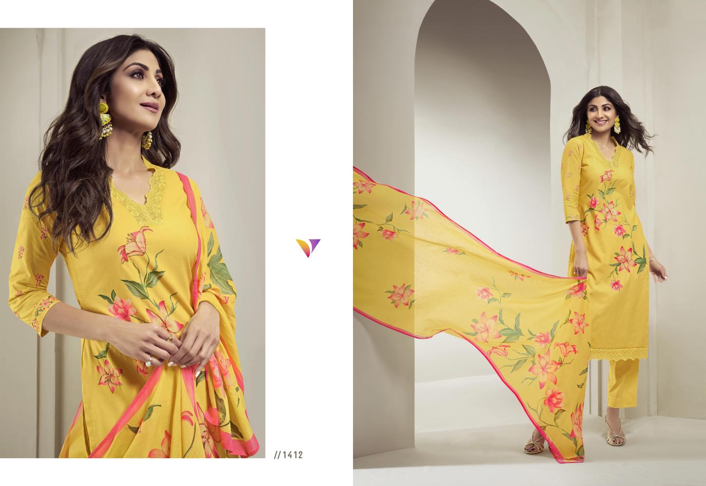 Viradi Shilpa Vol 12 Cotton Digital Ready Made Collection