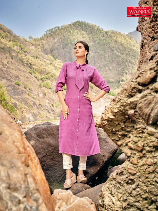 Wanna Jasmine 1001 Rayon Fancy Kurti Collection