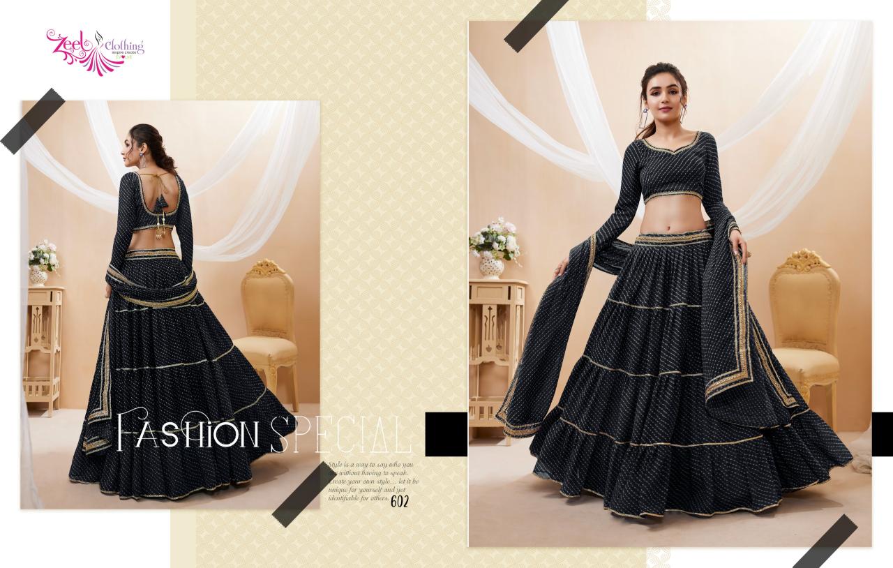 Zeel Lavish Vol 1 Georgette Designer Lehenga Collection