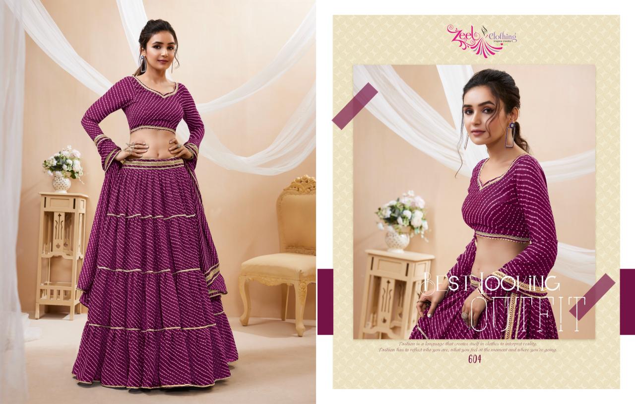 Zeel Lavish Vol 1 Georgette Designer Lehenga Collection