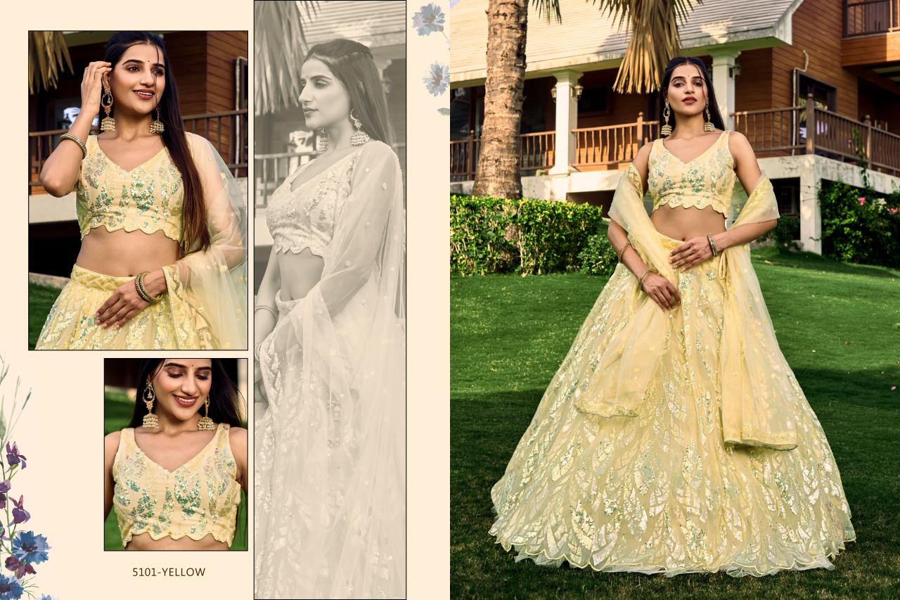 Zeel Meera Designer Net Lehenga Choli Collection