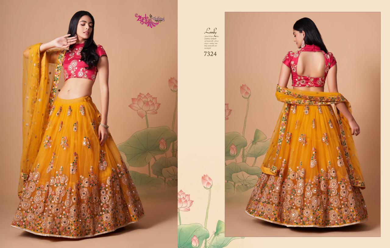 Zeel Neo Romantic Vol 3 Designer Soft Net Lehenga Collection