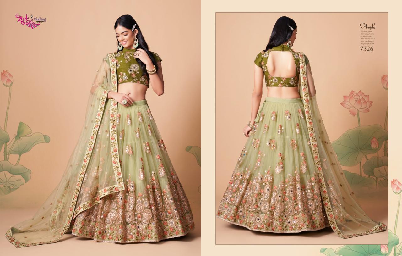 Zeel Neo Romantic Vol 3 Designer Soft Net Lehenga Collection