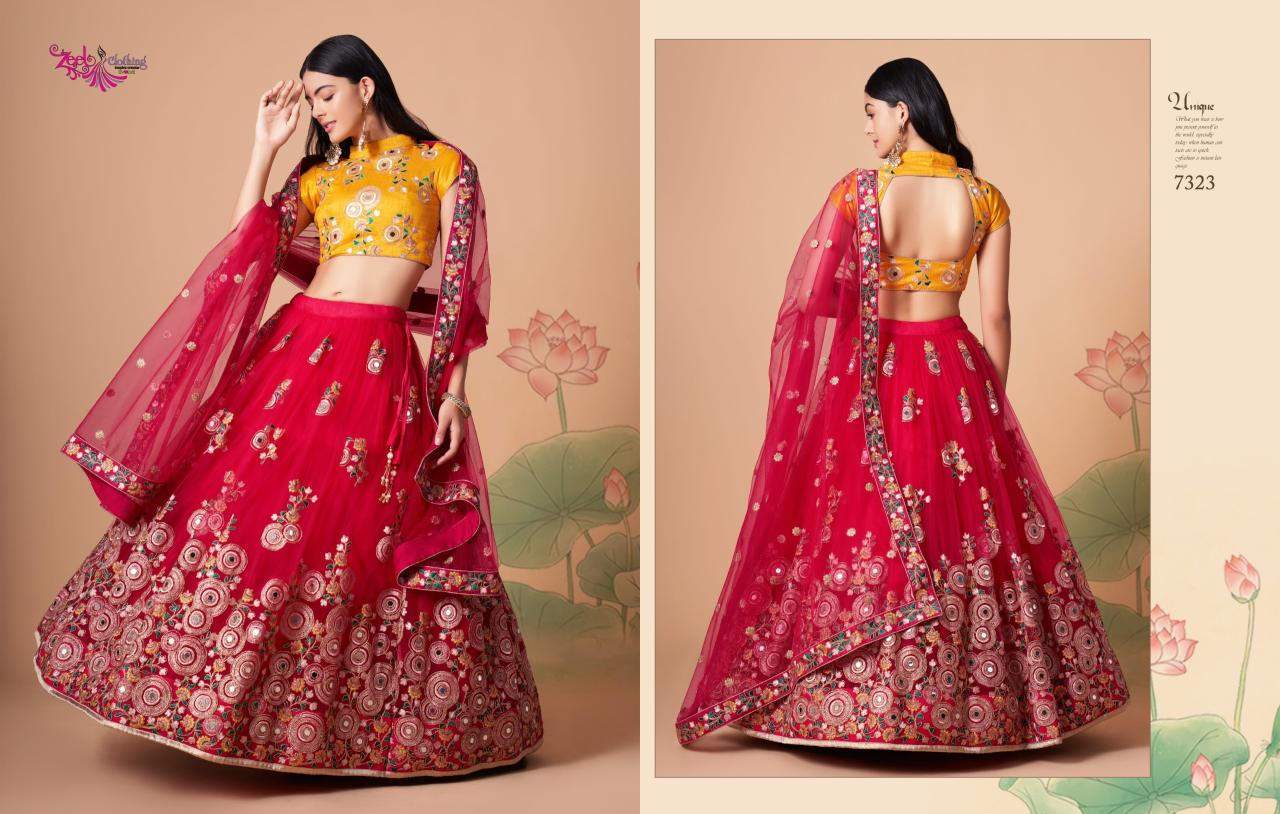 Zeel Neo Romantic Vol 3 Designer Soft Net Lehenga Collection