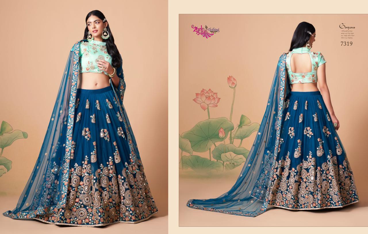 Zeel Neo Romantic Vol 3 Designer Soft Net Lehenga Collection