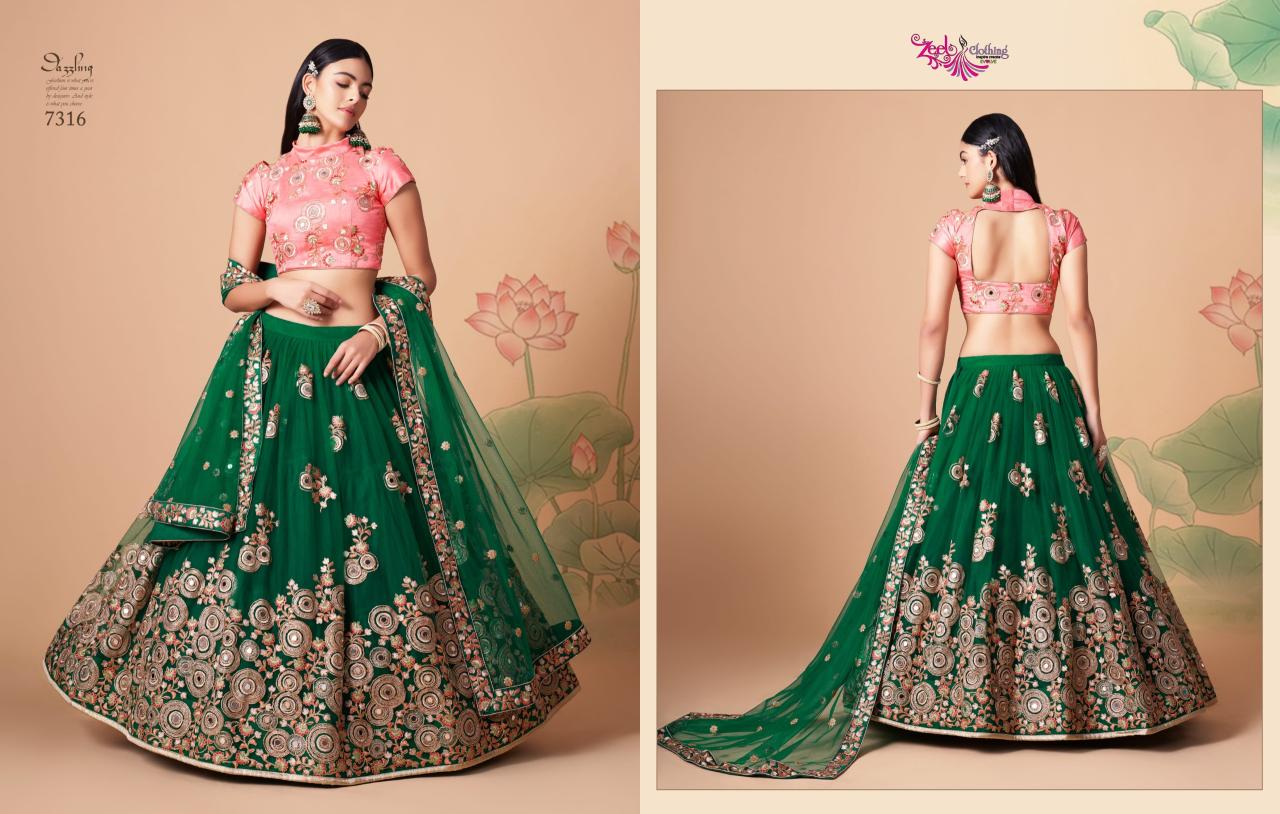 Zeel Neo Romantic Vol 3 Designer Soft Net Lehenga Collection