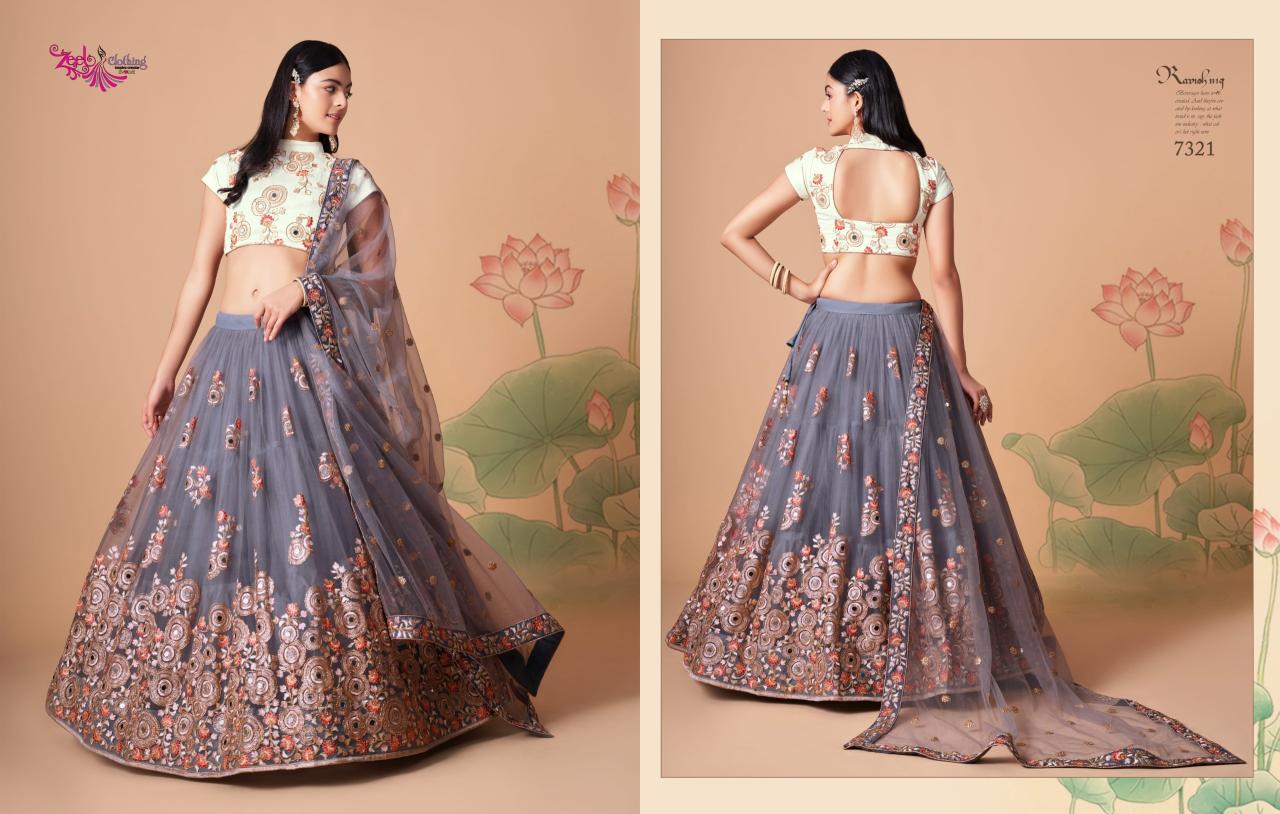 Zeel Neo Romantic Vol 3 Designer Soft Net Lehenga Collection