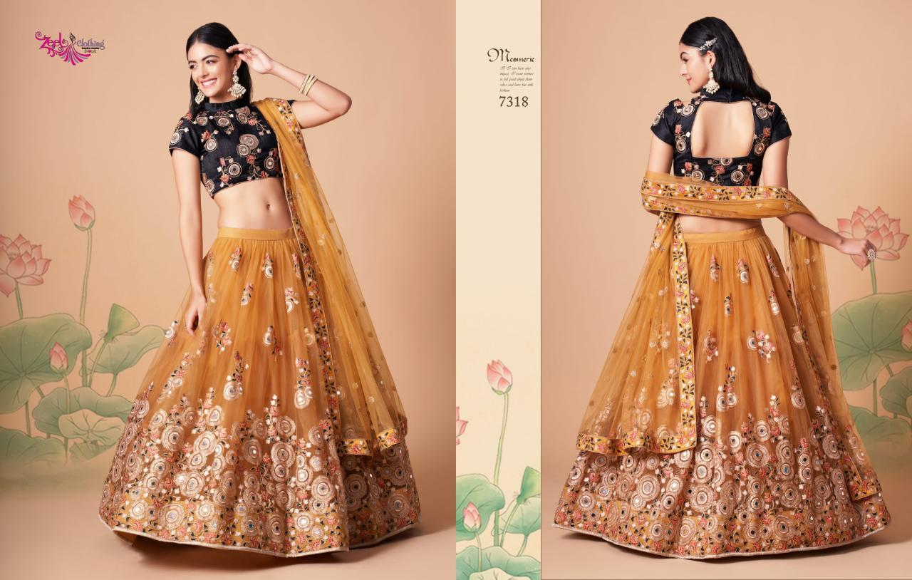 Zeel Neo Romantic Vol 3 Designer Soft Net Lehenga Collection