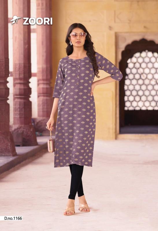 Zoori Akshara Vol 28 Rayon Printed Kurti Collection