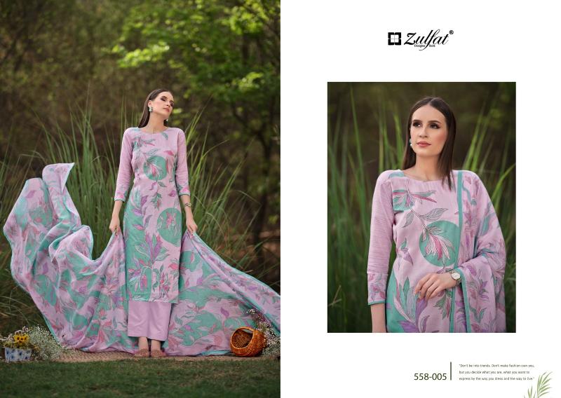 Zulfat Hakoba Vol 2 Cotton Printed Dress Material Collection