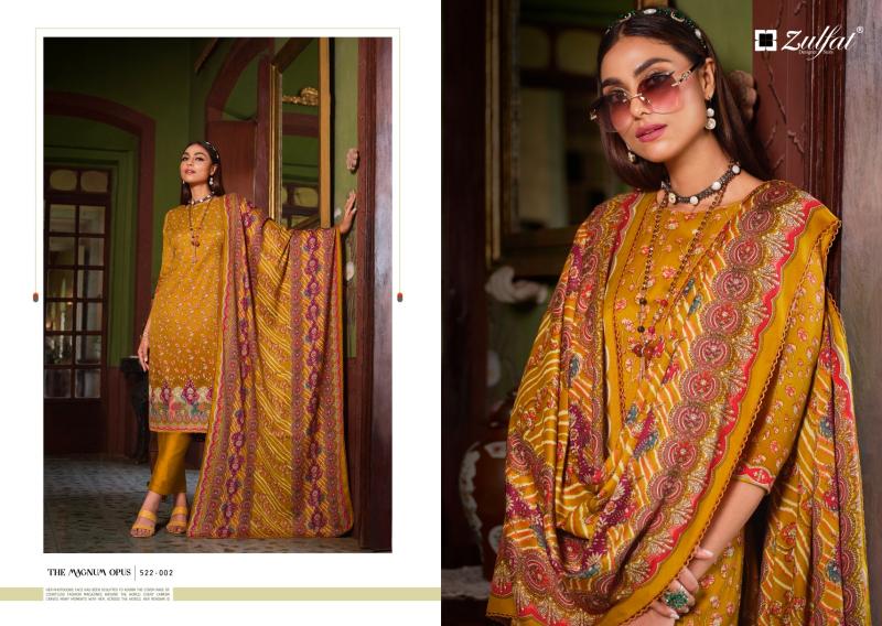 Zulfat Raabia Wool Pashmina Dress Material Collection