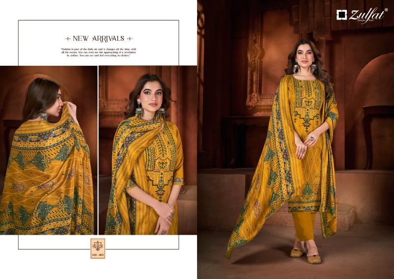 Zulfat Riyana Premium Wollen Dress Material Collection